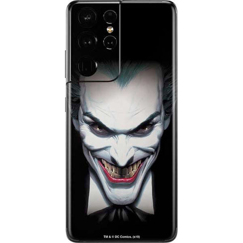 DC Comics The Joker Portrait by Alex Ross Galaxy S21 Ultra 5G Skin